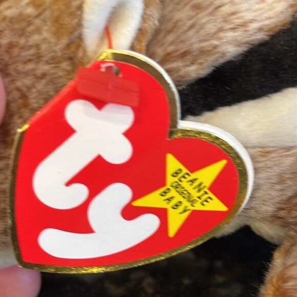 Ty Beanie Babies Chipper the Chipmunk, Ty Beanie Ty 1999. Size 7” - Picture 7 of 10